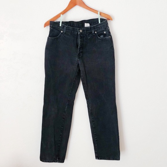 Harley-Davidson Denim - Vintage Harley Davidson Black Straight Leg Jeans
